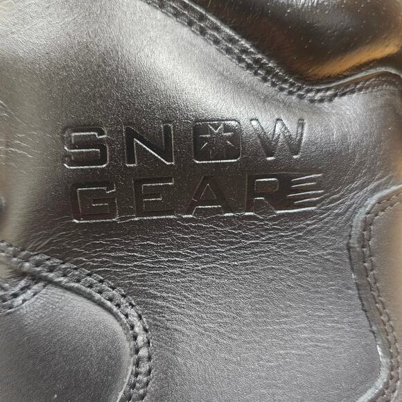 SNOW GEAR NWT Ice Cleat Boots Men\'s 11 Black Winter Boots 1000 Gram Thinsulate main image 7